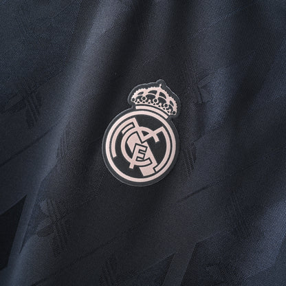 PSG 2001/02 Home Retro Football Shirt - close up details of Navy Nike retro kit