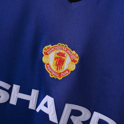 PSG 2001/02 Home Retro Football Shirt - Navy classic soccer jersey by Nike side or back view