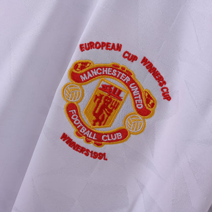 PSG 2001/02 Home Retro Football Shirt - close up details of Navy Nike retro kit