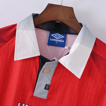 PSG 2001/02 Home Retro Football Shirt - close up details of Navy Nike retro kit