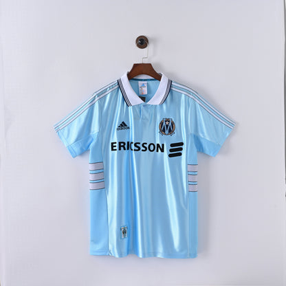 PSG 2001/02 Home Retro Football Shirt - Navy Nike classic football shirt front view