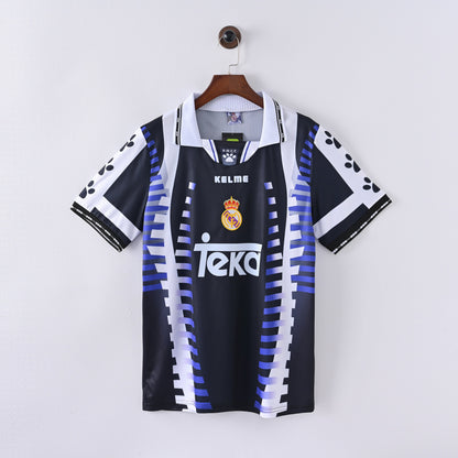 PSG 2001/02 Home Retro Football Shirt - Navy Nike classic football shirt front view