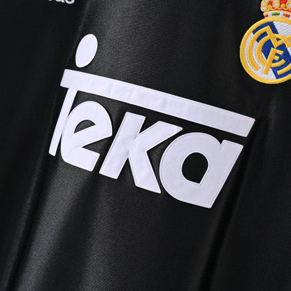 PSG 2001/02 Home Retro Football Shirt - close up details of Navy Nike retro kit
