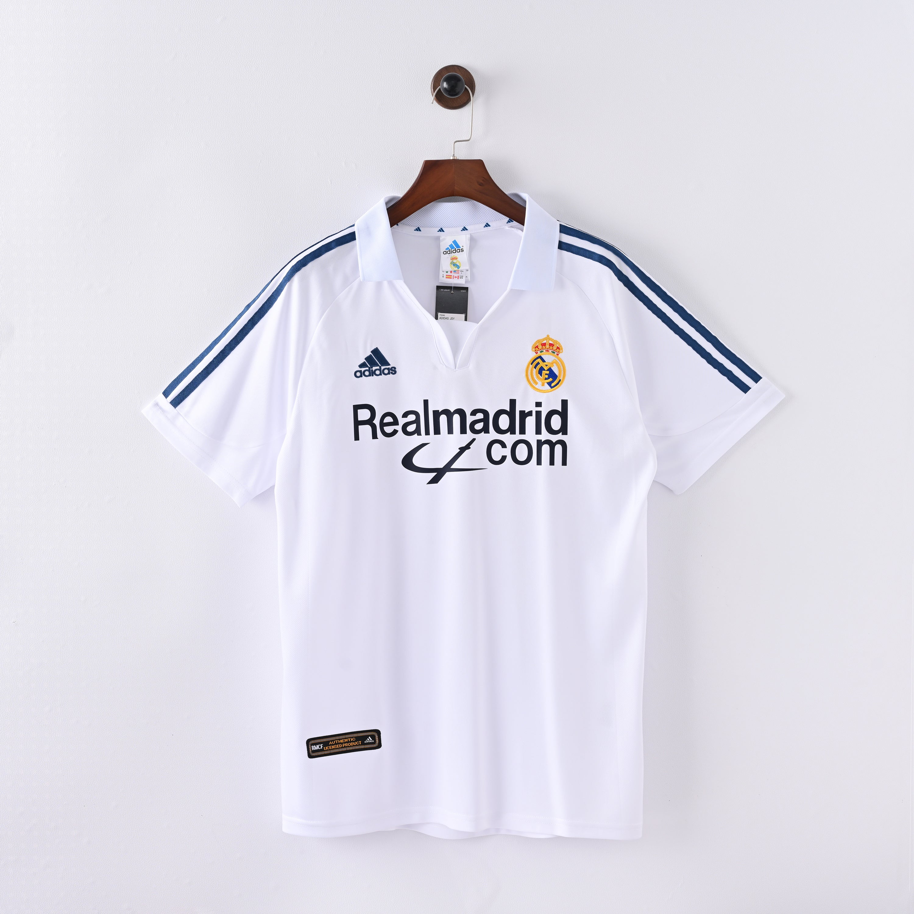 PSG 2001/02 Home Retro Football Shirt - Navy Nike classic football shirt front view