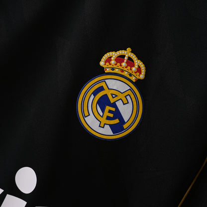 PSG 2001/02 Home Retro Football Shirt - close up details of Navy Nike retro kit